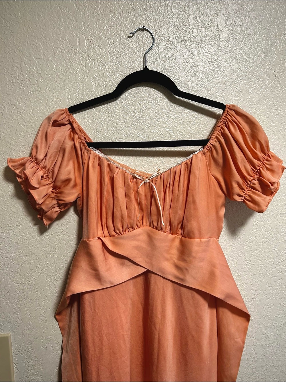 Altar’d State Peasant-Style Peach Dress